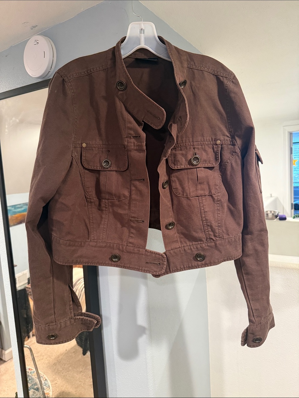 torrid Cropped Brown Jean Jacket